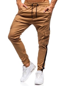 กางเกงวอร์มเข้ารูปแบบลำลองสำหรับผู้ชายกางเกงผ้าฝ้ายแฟชั่นผ้าใบแคนวาสเอวสูงเครื่องแต่งกายในเมือง - Product Image 6