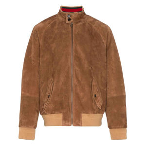 Men's Slim Fit Leather & <b>Suede</b> Winter <b>Jacket</b> Eco-Friendly Waterproof - Product Image 5