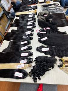 Paquetes de trama de cabello humano virgen brasileño 100% cutículas alineadas sin enredos sin desprendimiento de estilos rectos/ondulados/rizados - Product Image 5