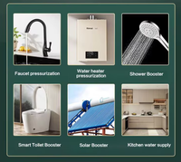 Pompa Sirkulasi AC  Penguat Tekanan Air Rumah Tangga  Pompa Tekanan Air Dingin dan Panas untuk Shower