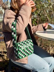 Handmade Beaded Designer Indian Handmade Eco-Friendly Floral Design Evening <b>Bag</b> Clutch for Women for Parties - Product Image 2