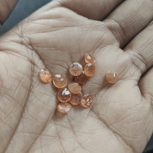 หินดวงอาทิตย์ธรรมชาติ12ชิ้น5มม. พลอยสีส้ม4.85ซม. ตัดเรา $3.88ทั้งหมดลดยอดขาย Iroc - Product Image 2