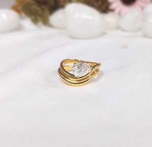1 Ct Pear Cut Lab Grown Diamond Bridal Set Wedding Engagement Ring Solid 10k/14k/18k White/<b>Yellow</b>/Rose Gold - Product Image 2