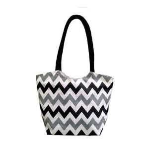 Remise chaude sac fourre-tout en jute pour femmes style fantaisie écologique avec logo personnalisé et lettre décoration fermeture ouverte - Product Image 4