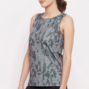 Débardeur Premium respirant pour femmes au prix de gros Débardeurs côtelés sublimés sur mesure pour femmes fabriqués au Pakistan - Product Image 3