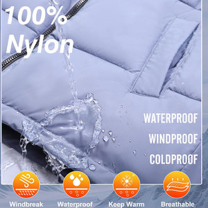 Puffer Jacket Men Shiny Puffer Jacket Men <b>Back</b> Bubble Jackets & Coats Wholesale Winter for Men Stand Casual - Product Image 2