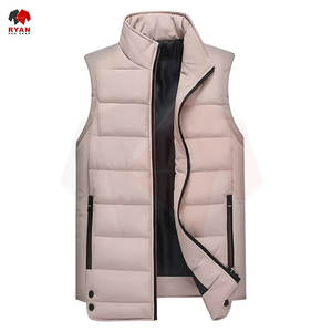 Gilet matelassé élégant pour homme, logo personnalisé, OEM ODM, léger, respirant, sans manches, pour la saison hivernale - Product Image 4