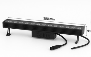 Luz de arandela de pared Led lineal de un solo Color conectable 12W / 20W conectable superventas para decoración de edificios - Product Image 5