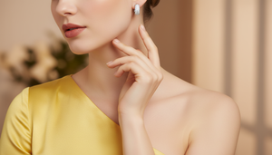 Pendientes Huggies de Oro de 14K y Diamante Natural Glam Curve de 1.01 Quilates - Product Image 6