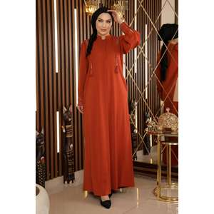 Manteaux, vestes et trench-coats modestes à boutons et à franges - Abaya - Product Image 3