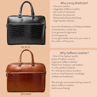 Sacoche pour ordinateur portable en cuir véritable Crazy Horse de haute qualité, sac à bandoulière pour homme et femme, marron -0059B