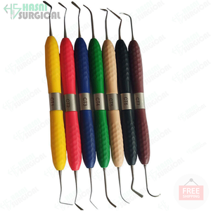 DENTAIRE SILICONE COATED GRIP GRACEY CURETTES INSTRUMENTS PARODONTAUX DÉCALEURS DE RACINES - Product Image 3