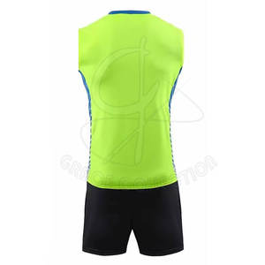 Diseña tu propio uniforme de voleibol para hombres de sublimación para conjuntos sin mangas de estilo de patrón personalizado con los más vendidos - Product Image 3