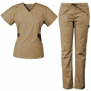 2025 moda nuevo estilo poliéster rayón Spandex uniformes conjuntos venta al por Mayor Médico Hospital enfermería Scrubs Doctor uniforme - Product Image 2