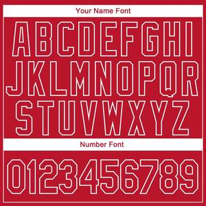 เสื้อเบสบอลของแท้ลาย3D คริสต์มาสสีแดงขาวกำหนดเอง - Product Image 5