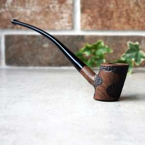 Pipe à fumer en bois de style vintage réutilisable et portable de qualité exportable Cadeau pour fumeurs et collectionneurs disponible au meilleur prix - Product Image 1