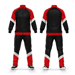 Ensemble de survêtement athlétique unisexe d'hiver 2 pièces avec sweat à capuche à manches longues et pantalon de survêtement en tissu polaire 100% coton, respirant et décontracté - Product Image 1