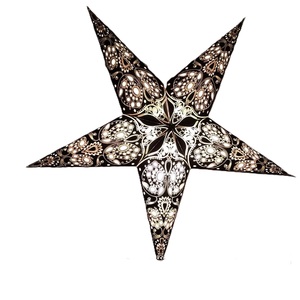 Thủ Công Giấy Sao Trang Trí Đèn Lồng Cho Trong Nhà Treo Màu Đen Cho Nhà Giáng Sinh Đảng Trang Trí Ấn Độ Xuất Khẩu - Product Image 4