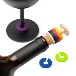 Bouchons de bouteille de vin personnalisés - Bouchon de bouteille Hoodia en bois Gadgets - Product Image 2
