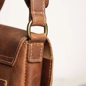 2025 New Design Custom <b>Leather</b> <b>Crossbody</b> <b>Bag</b> Zipper Large Capacity Casual Fashion Mini Phone Shoulder Unisex Water Resistant - Product Image 4