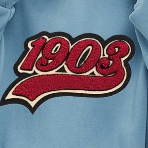 เสื้อฮู้ดดี้ปักลายเชนิลล์ผู้ชาย ราคาถูก ผ้าฝ้าย 100% ระบายอากาศได้ดี เป็นมิตรกับสิ่งแวดล้อม ผลิตตามสั่ง ขายดี สวมใส่สบาย ทันสมัย - Product Image 3