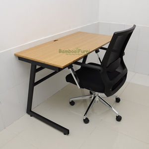 Escritorio de Madera de Bambú Laminado de Color Natural con Diseño Minimalista SB007a, 120 cm x 60 cm x 75 cm - Product Image 2
