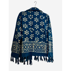 Embroidered <b>Velvet</b> Quilted Hooded Bomber <b>Jacket</b> Winter Coat for <b>Women</b> - Product Image 4