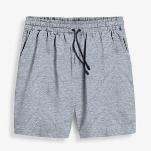 Pantalones cortos informales unisex personalizados para hombre, pantalones cortos transpirables con cintura elástica, pantalones cortos de color sólido para hombre - Product Image 1