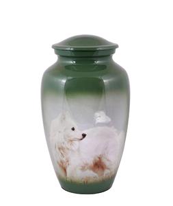 Aluminium Cremation <b>Urn</b> for Human Ashes Adult - Handcrafted Funeral Memorial <b>Urn</b> for Ashes - <b>Large</b> Columbarium <b>Urn</b> - Product Image 5