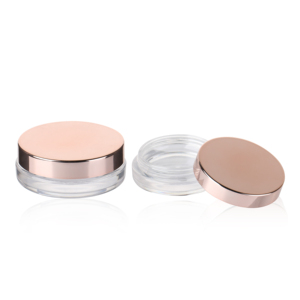 Personalizado 4ml pequeño plástico maquillaje redondo sombra de ojos caja paleta cara polvo bálsamo labial crema tarro delineador de ojos ceja Gel contenedor - Product Image 1