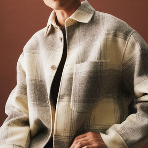 Chaqueta Bomber Extra Grande al por Mayor de Fábrica, Chaqueta de Invierno Personalizable con Cuello Alto Unisex para Hombre - Product Image 4