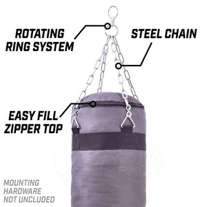 Sac de frappe professionnel pour l'entraînement de boxe, la pratique du MMA et le renforcement musculaire à domicile ou en salle de sport - Product Image 3