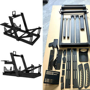 Cadre de cockpit en aluminium de haute qualité pour la simulation de course, simulateur de voiture réglable avec configuration de conduite et de jeu VR, confort de formation - Product Image 5