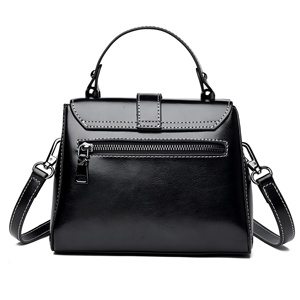 กระเป๋าถือหนังพรีเมี่ยมนุ่มทนทานและหรูหราพร้อมกระเป๋าสะพายคาดลำตัวแบบปรับสายได้ - Product Image 4