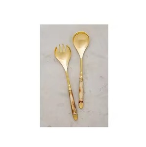 Juego de Tenedores y Cucharas para Servir Ensaladas de Acero Inoxidable de Grado Alimenticio, Utensilios de Cocina Duraderos - Product Image 4