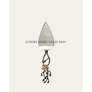 Couteau de serveur de gâteau en métal de style antique avec une finition luxueuse pour les services d'événement et de célébration haut de gamme - Product Image 5