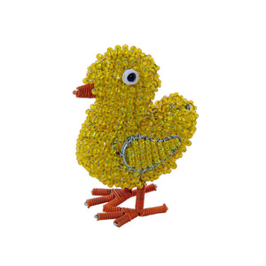 Broches de chenilla bordados de la mejor calidad con hilo de oro, personalizados con cuentas, a bajo precio, al por mayor, hermosos y a la moda, con diseño de elefante. - Product Image 3