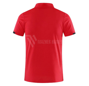 เสื้อโปโลแบบแห้งเร็วมีโลโก้ | ขายส่งเสื้อโปโลแบบสั่งทำสำหรับผู้ชายแฟชั่นลำลองหลากสีระบายอากาศได้ดี - Product Image 4