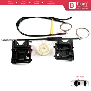 BWR5421ชุดซ่อมแซมกระจกหน้าขวาสำหรับ S3 A3 MK3 8V 2012-2021 8V4837462ประตู4/5 - Product Image 3