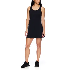 Robe de tennis taille haute pour femmes Jupes athlétiques légères pour femmes Fitness Running Workout Tenues de tennis pour femmes uniformes OEM