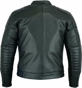 <b>Men</b> Fitted Leather <b>Men's</b> Leather <b>Jacket</b> Black <b>Jacket</b> Top Quality Fashion Leather <b>Jacket</b> <b>Men</b> - Product Image 4