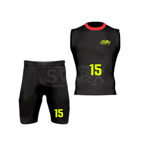 Venta caliente de alta calidad personalizado 7 V 7 uniformes de fútbol de compresión ropa deportiva 7 V 7 uniforme - Product Image 1