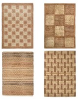 Accueil hôtel complexe déco fait à la main en fibre de jute naturelle tapis de sol tapis de jute faits à la main tapis
