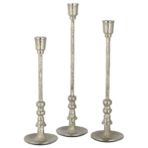 Factory Wholesale Home Decor Handmade Decorative Silver Candle Holder for <b>Table</b> Decor - Product Image 2