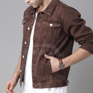 2026 Solid Color Casual Wear <b>Men</b> <b>Jeans</b> <b>Jacket</b> Streetwear New Fashion Comfortable <b>Men</b> Winter <b>Jacket</b> - Product Image 2