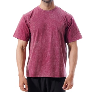 Camisetas de Moda Urbana con Lavado Ácido, Ecológicas, de 220g para Hombre, Diseño Personalizado, Superventas, 100% Algodón, Corte Ajustado, 2026 - Product Image 2