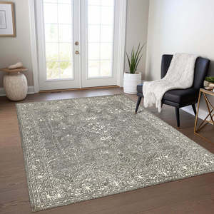 Alfombra de lana de textura suave de calidad superior con superficie gruesa y diseño abstracto moderno para uso en la sala de estar - Product Image 1