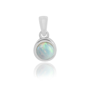 Hot <b>Sale</b> Luxury Trendy 925 Sterling Silver Pendant Necklaces Creative Gold with Natural Opal Gemstone <b>Gift</b> for Women and <b>Men</b> - Product Image 1