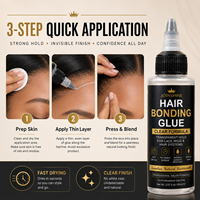 Fabricant de colle pour extensions capillaires à marque privée avec une tenue forte pour les mèches et les extensions de cheveux