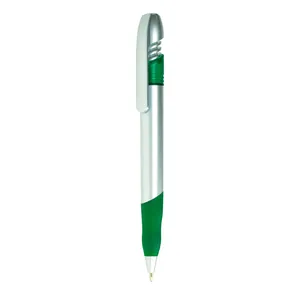 Bolígrafo de punta redonda de goma personalizado con el logo de Mel, artículos promocionales - Product Image 1